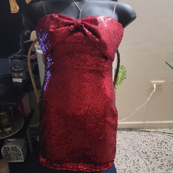 Windsor cocktail sequence strapless dress - Picture 12 of 15